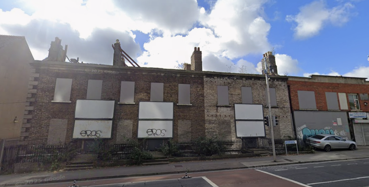 Derelict site: 10-13 Conyngham Road, Dublin 8